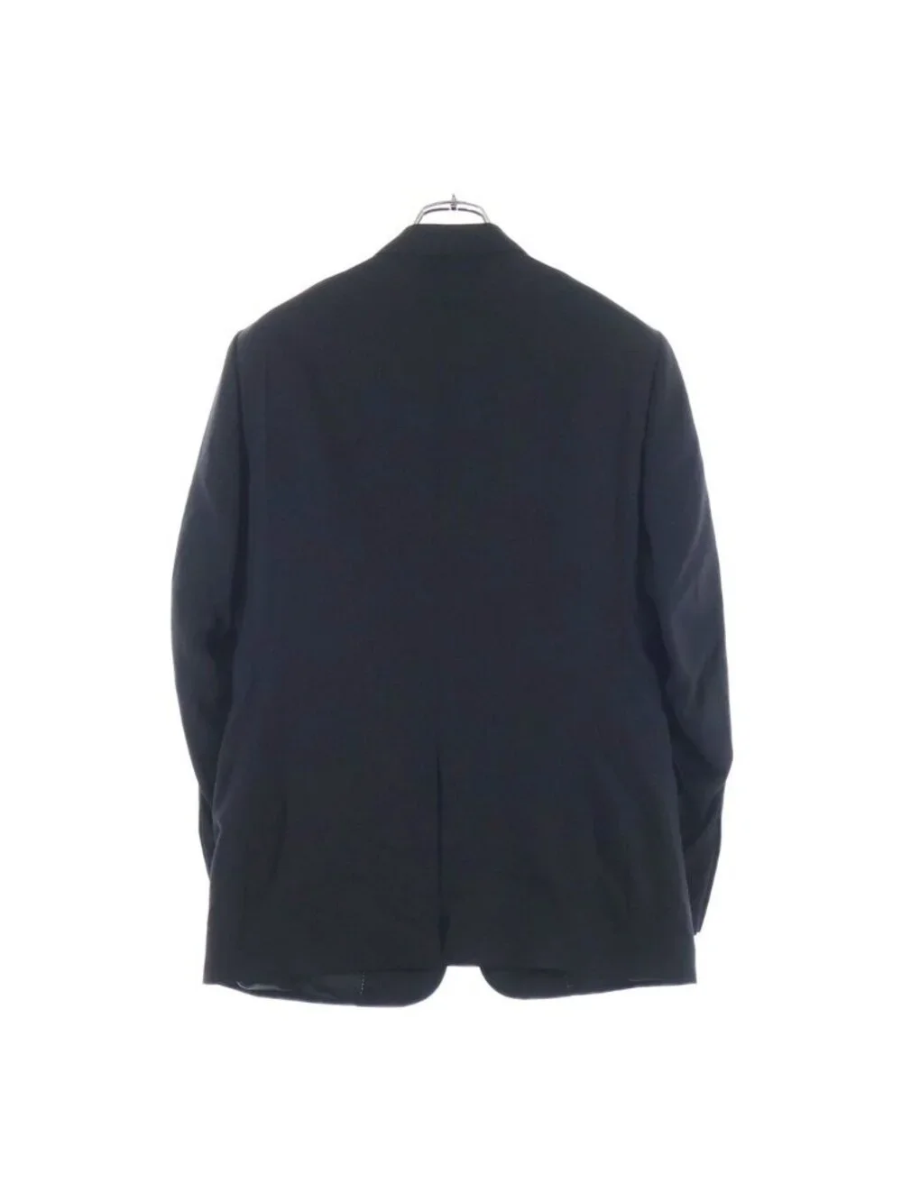 Dior Cashmere Tailored Jacket Trousers Pants Set Suit Black